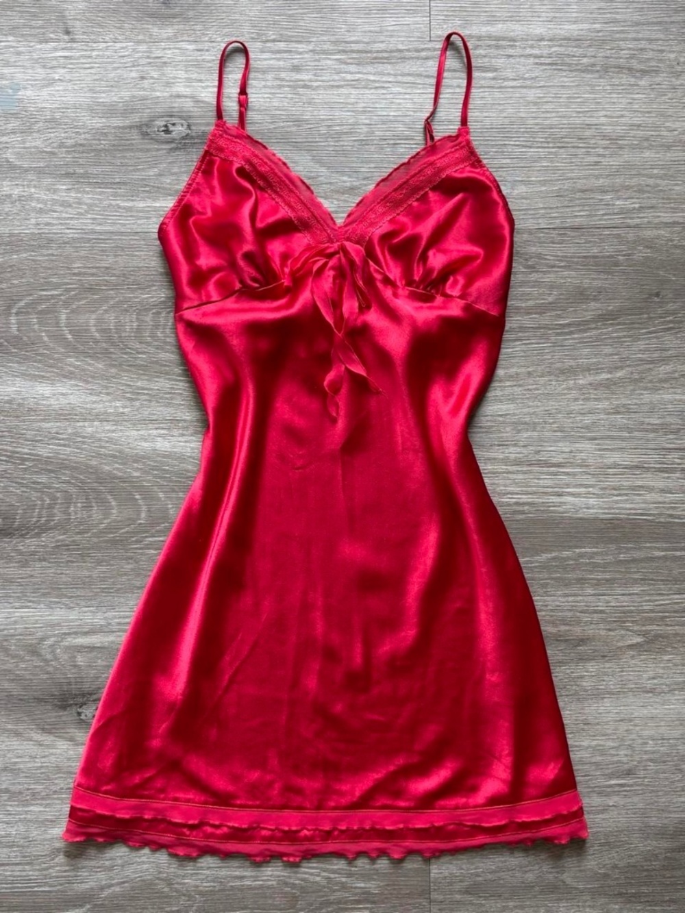 2000s coquette Victorias secret slip dress